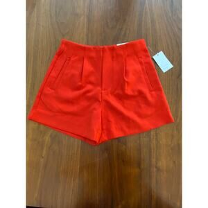 NWT Red A New Day Midi Stretch Shorts | Pleated - (Women's 2 | 4" Inseeam)